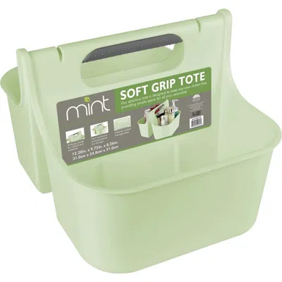 J&v Textiles J And V Textiles Portable Shower Caddy In Green