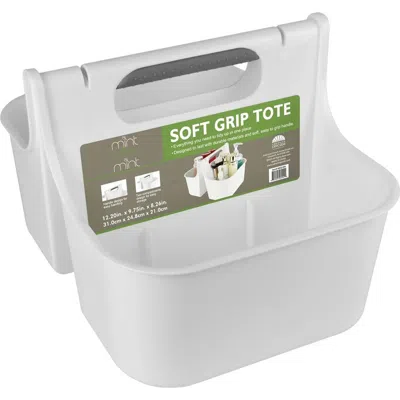 J&v Textiles J And V Textiles Portable Shower Caddy In White