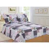 J&v Textiles J And V Textiles Reversible Quilt Set