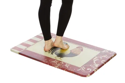 J&v Textiles Rooster Antifatigue Kitchen Mats