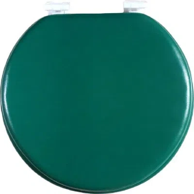 J&v Textiles Round Toilet Seat In Green