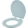 J&v Textiles J And V Textiles Round Wooden Toilet Seat In Green