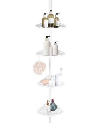 J&V TEXTILES J&V TEXTILES RUSTPROOF 4-TIER SHOWER CADDY