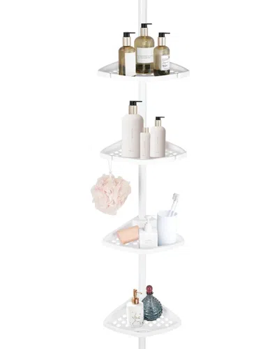 J&v Textiles Rustproof Shower Caddy In White