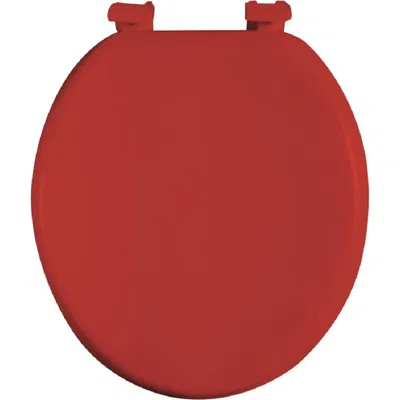 J&v Textiles J And V Textiles Soft Padded Toilet Seat In Red
