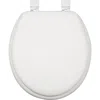 J&v Textiles J And V Textiles Soft Padded Toilet Seat In White