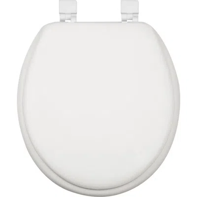 J&v Textiles J And V Textiles Soft Padded Toilet Seat In White