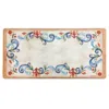 J&v Textiles Oversized 20"x39" Anti-fatigue Embossed Floor Mat (poppy Sketch Tile Blue)