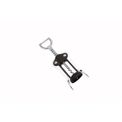 J&v Textiles Wine Opener, Zinc Alloy Premium Wing Corkscrew Wine Bottle Opener With Multifunctional Bottles Opene In Silver;black