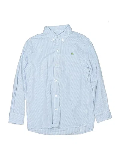 Pre-owned J. Bailey Kids' Long Sleeve Button Down Shirt In Blue