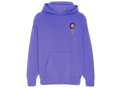 Pre-owned J Balvin Men's  Morado X Takashi Murakami Flower Hoodie In Purple