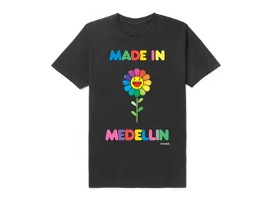 Pre-owned J Balvin Men's  X Takashi Murakami Made In Medellin Tee Shirt In Black