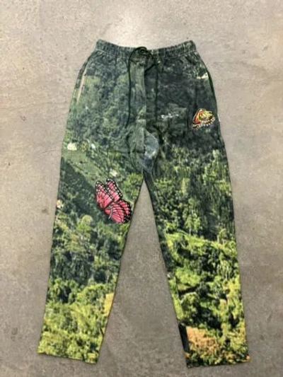 Pre-owned J Balvin X Advisory Board Crystals Abc Los Andes Sweatpants Size Large In Green