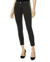 J Brand 835 Epitome Neon Side Stripe Crop Skinny Leg Jeans In Gray In Grey