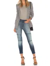J Brand Alana High Rise Crop Skinny In Jasper Patched In Multi