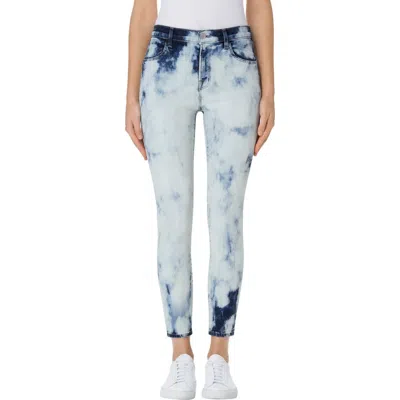 J Brand Alana High Waist Crop Skinny Jeans In Multi