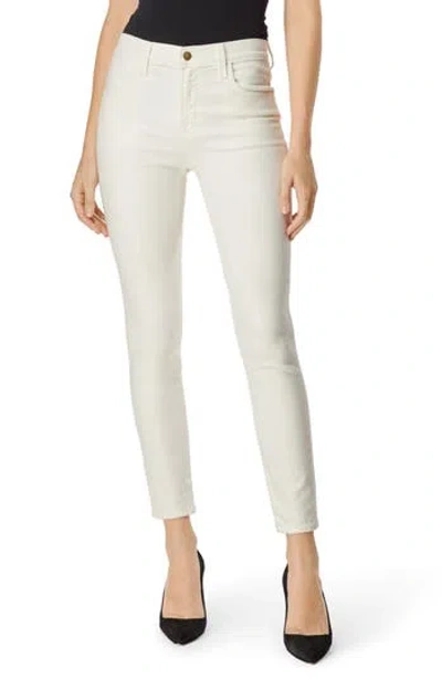 J Brand Alana High Waist Crop Skinny Jeans In White