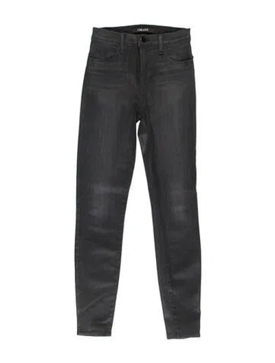 Pre-owned J Brand Alana Skinny Leg Jeans In Black