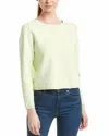 J Brand Alex Pullover Stretch Knit Sweater In Green In Green