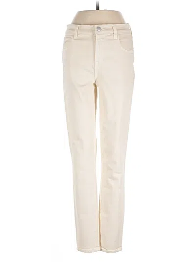 Pre-owned J Brand Casual Pants In Ivory