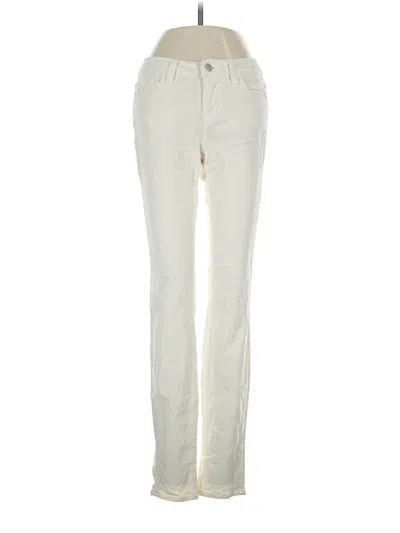 Pre-owned J Brand Casual Pants In Ivory