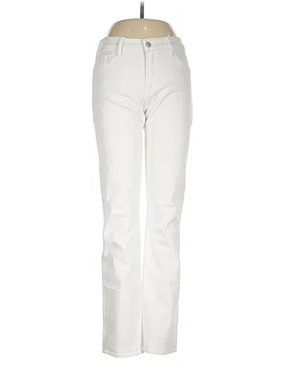 Pre-owned J Brand Casual Pants In Ivory