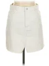 J Brand Denim Skirt In White