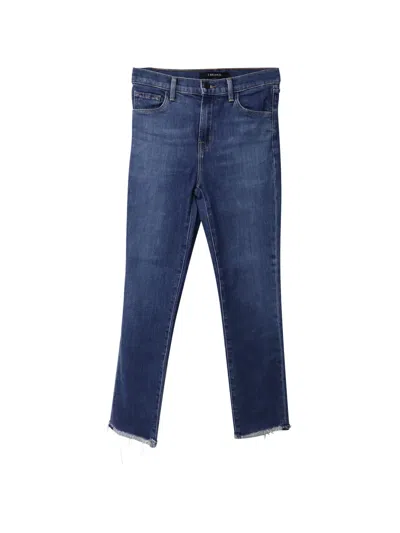 Pre-owned J Brand Distressed Jeans In Blue