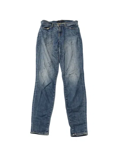 Pre-owned J Brand Faded Wash High-waisted Jeans In Blue