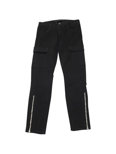 Pre-owned J Brand Houlihan Ankle-zip Trousers In Black