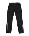J Brand Houlihan Cargo Pants With Ankle Zip In Black Cotton In Black