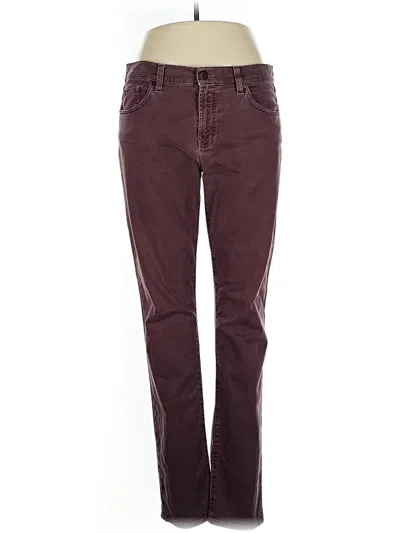 Pre-owned J Brand Jeans In Burgundy