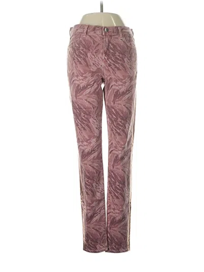 Pre-owned J Brand Jeans In Burgundy