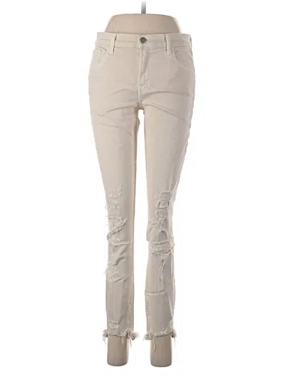 Pre-owned J Brand Jeans In Ivory