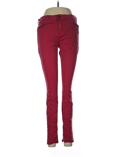 Pre-owned J Brand Jeans In Red