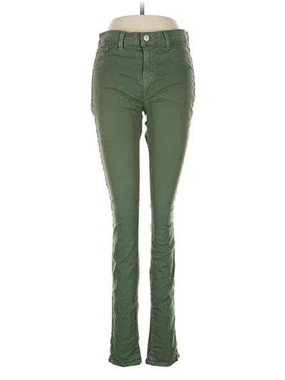 Pre-owned J Brand Jeggings In Green