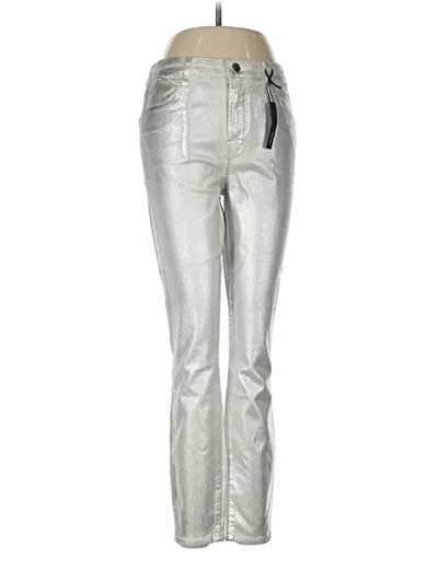 Pre-owned J Brand Jeggings In Silver