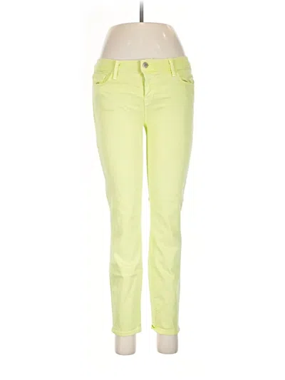 Pre-owned J Brand Jeggings In Yellow
