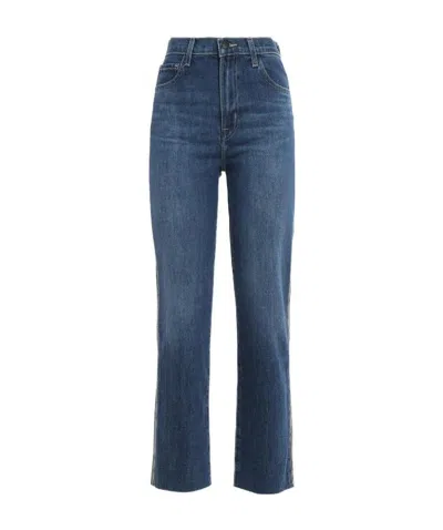 J Brand Jules High-rise Jeans In Blue