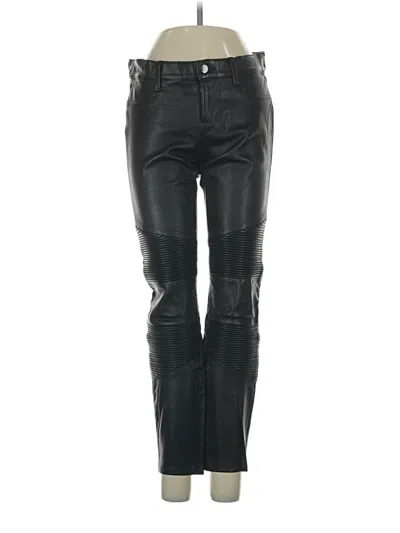 Pre-owned J Brand Leather Pants In Black