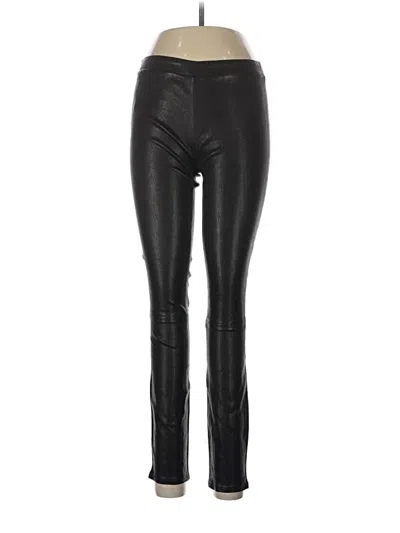 J Brand Leather Pants In Black