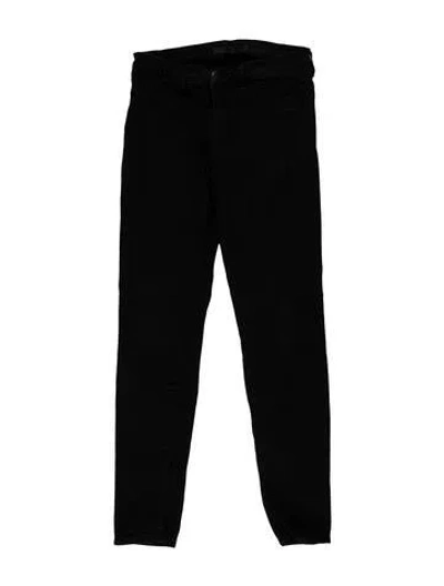 Pre-owned J Brand Low-rise Skinny Leg Jeans In Black