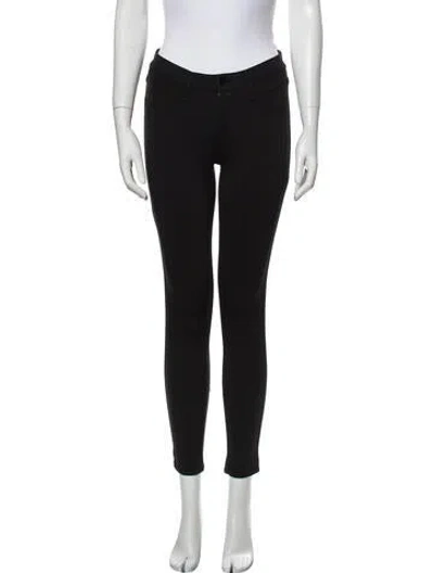 Pre-owned J Brand Low-rise Skinny Leg Jeans In Black