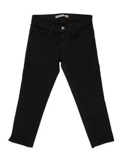 Pre-owned J Brand Low-rise Skinny Leg Jeans In Black