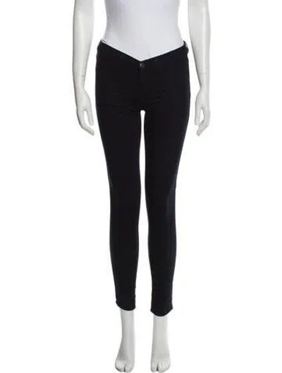 Pre-owned J Brand Low-rise Skinny Leg Jeans In Blue