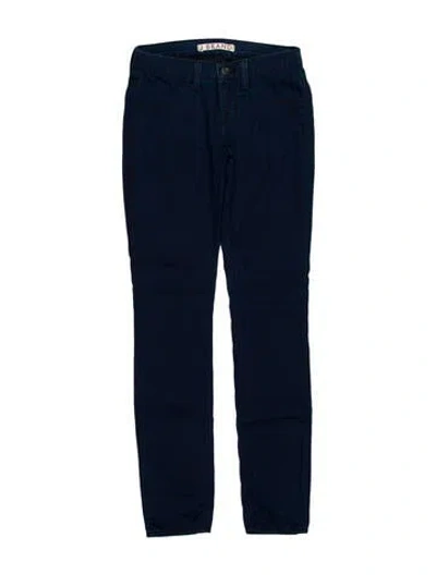 Pre-owned J Brand Low-rise Skinny Leg Jeans In Blue