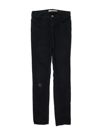 Pre-owned J Brand Low-rise Skinny Leg Jeans In Blue