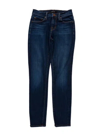 Pre-owned J Brand Low-rise Skinny Leg Jeans In Blue