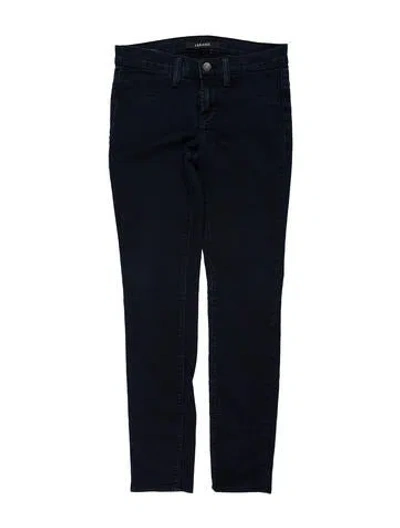 Pre-owned J Brand Low-rise Skinny Leg Jeans In Blue