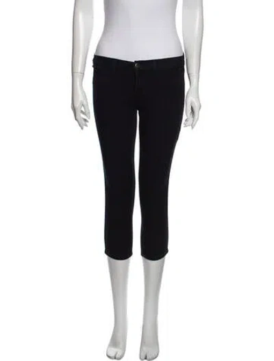 Pre-owned J Brand Low-rise Skinny Leg Jeans In Blue